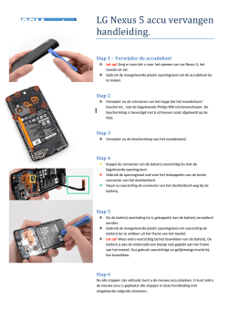 LG Nexus 5 accu vervangen handleiding.