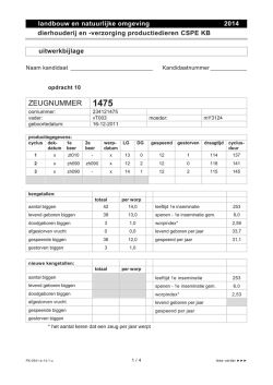 ZEUGNUMMER