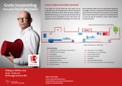 Grote Inzameldag - Daniel den Hoed