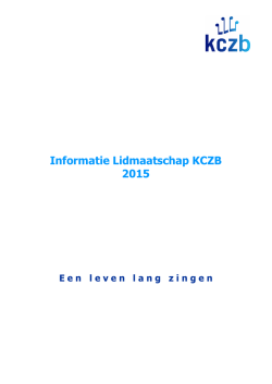 Klik hier voor informatie over het KCZB lidmaatschap