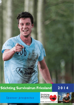 sponsorprospectus - Survivalvereniging Leeuwarden