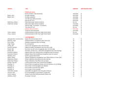 Titellijst AVM Leesprogramma 2014-2015