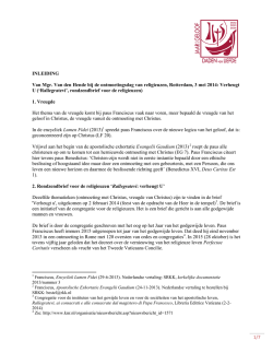 Download de inleiding van bisschop Van den Hende
