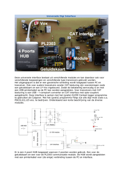 Interface voor Icom IC7400