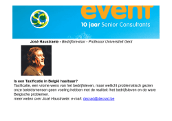 Jos&eacute; Haustraete - Senior Consultants