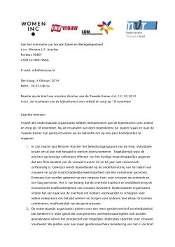brief - Nederlandse Vrouwenraad