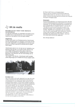 Waterbelasting funest voor innovatie papierfabriek