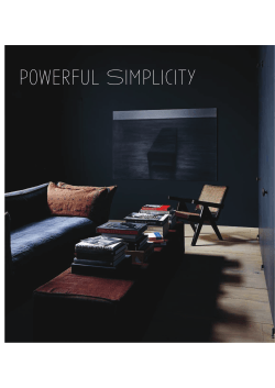 powerful Simplicity - Vincent Van Duysen