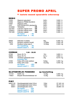 SUPER PROMO APRIL[2] - Bakkerijgrondstoffen Soenens NV