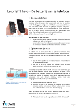 Lesbrief batterij 5HAVO (PDF