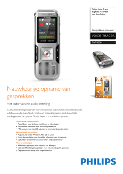 Brochure - Professional dictation solutions and voice recorders