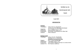 Kerkblad 6 april 2014