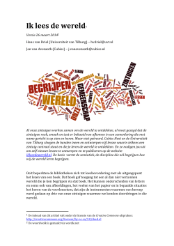 Ik lees de wereld (2014)