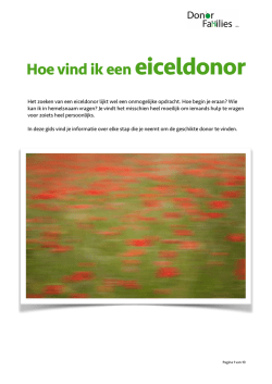 Download hier de folder "Hoe vind ik een eiceldonor?"