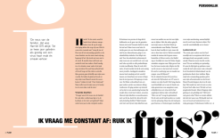 iIK VRAAG ME CONSTANT AF: RUIK IK