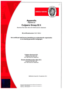 Appendix - Smeets Schilderwerken Stein BV