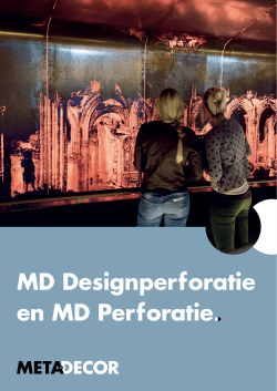 MD Designperforatie en MD Perforatie