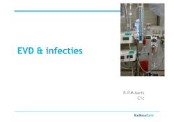 04/09/2014 EVD infecties