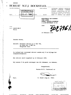 BUREAU M.F._I. BOCKSTAEL
