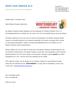 MF winteronderhoud 2014 met Wijnpakket