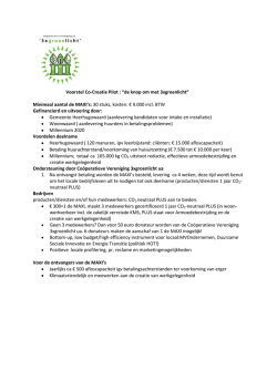 Ingekomen stuk raad 18 februari 2014 A09a Bijlage 1 Voorstel Co