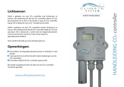 HANDLEIDING CO controller - Growcenter