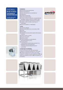 Productleaflet Chillers AIR EVO 140-360 CO