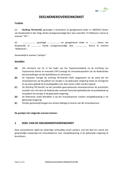 DLATEGO TEŻ, Strony postanowiły, co następuje: