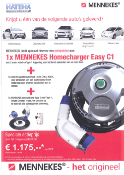 Download hier de Actie-Flyer Home Charger Easy C1
