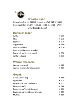 Download hier de menukaart