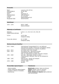 Personalia Naam Looze de, John (JP) de
