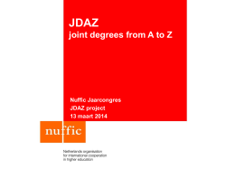 JDAZ Joint degrees from A to Z