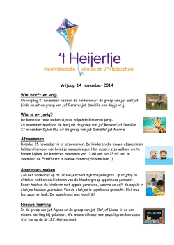 Heijertje 14 november 2014