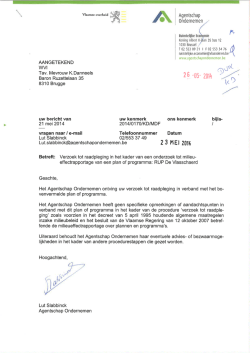A ì Agentschap . Ondernemen . - Departement Leefmilieu, Natuur en