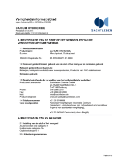 Veiligheidsinformatieblad