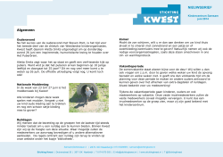 Bijlage 1: - Stichting Kwest