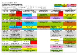 Lessenrooster Classe Unique - Gemeente Langemark