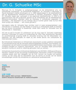 Dr. G. Schuelke MSc