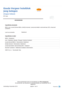 Gouda Vergeer hotelblok jong belegen