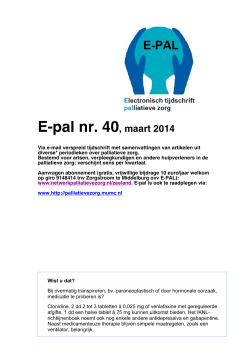 E-pal nr. 40, maart 2014