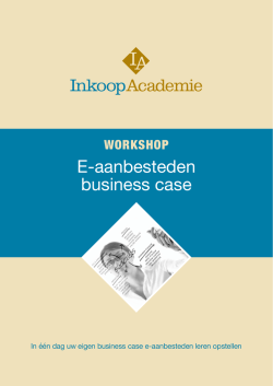 E-aanbesteden business case