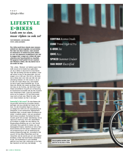 lifestyle e-bikes