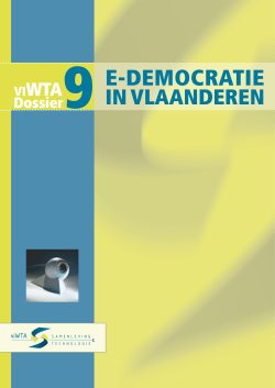 E-democratie in Vlaanderen: dossier (pdf, nieuw venster)