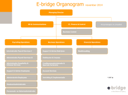 Organogram - E