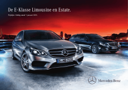 Download prijslijst E-Klasse Estate - Mercedes-Benz