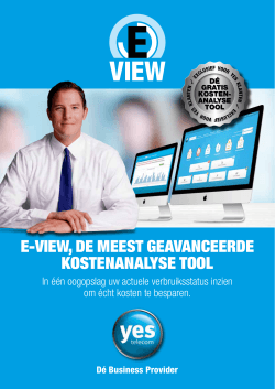 E-VIEW, DE MEEST GEAVANCEERDE