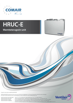Informatiebrochure HRUC-E