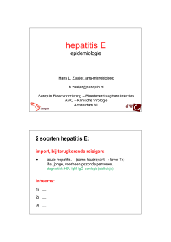 inheemse hepatitis E