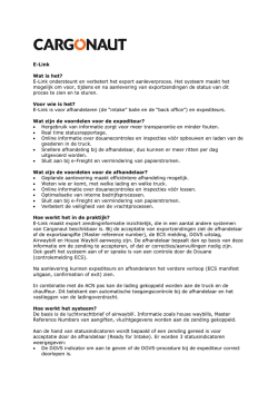 Productinformatie E-Link NL
