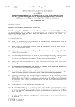 VERORDENING (EU) Nr. 361/2014 VAN DE COMMISSIE